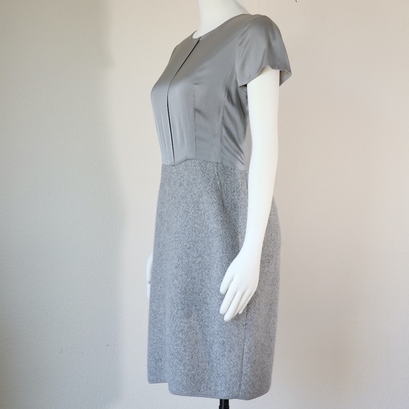 Narciso Rodriguez 2-tone grey short sleeve dress - Picture 5 of 9